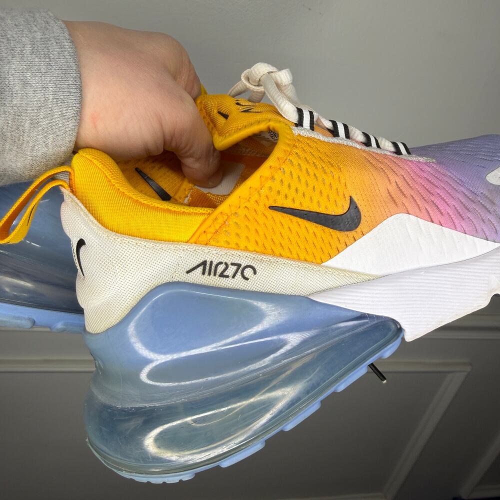 Nike Air Max 270 in University Gold Sneaker Womens 8 - Picture 10 of 12